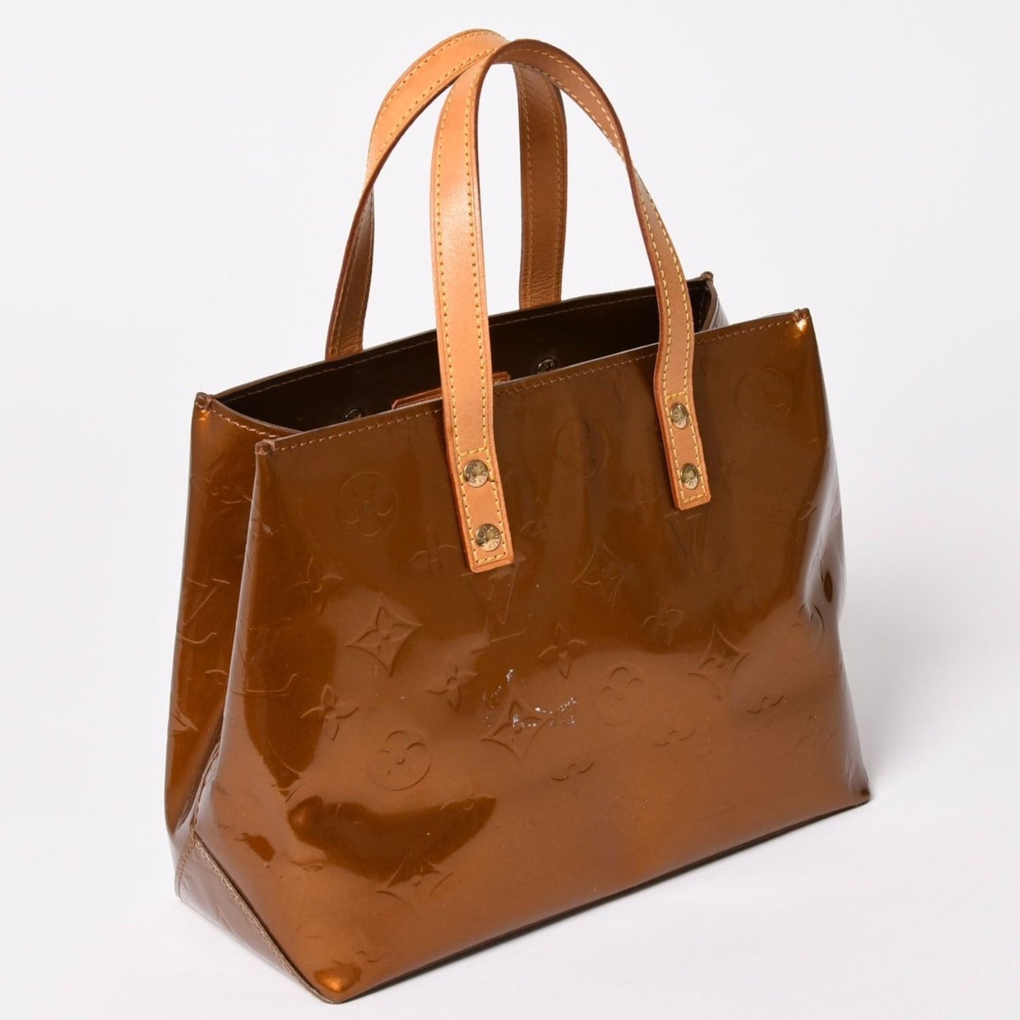Louis Vuitton Monogram Reade PM Handbag Ivory Gold — view 3