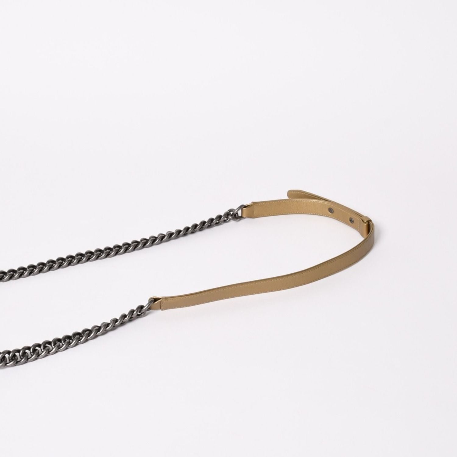 Chanel Boy Shoulder Bag Caviar Leather Metal Gold Mud Black — view 8
