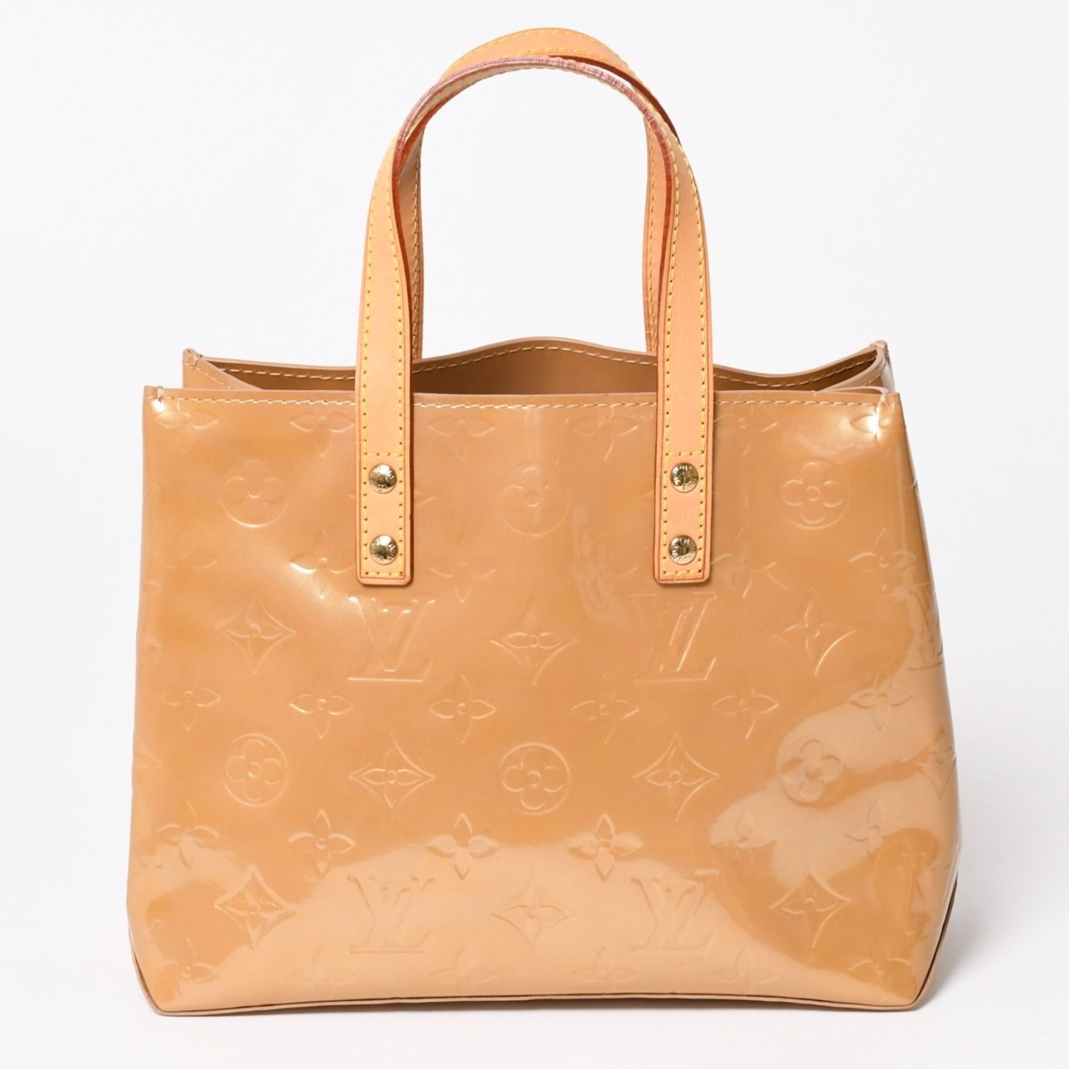 Louis Vuitton Tote Bag Gold Vernis Beige — view 2