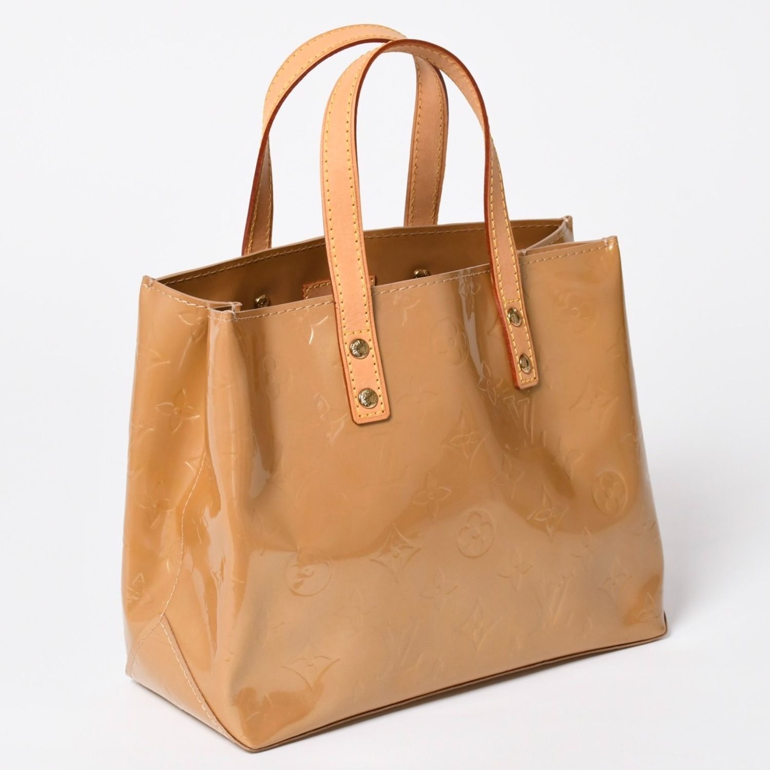 Louis Vuitton Tote Bag Gold Vernis Beige — view 3