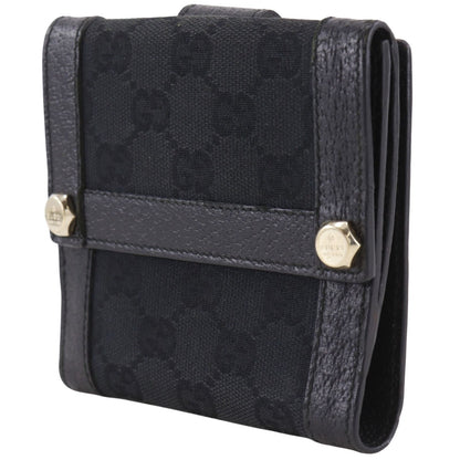Gucci GG Canvas Black Bifold Wallet — view 2