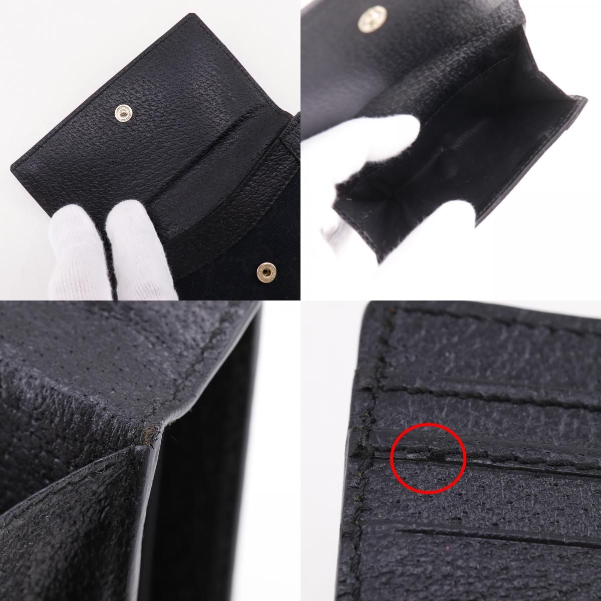 Gucci GG Canvas Black Bifold Wallet — view 8