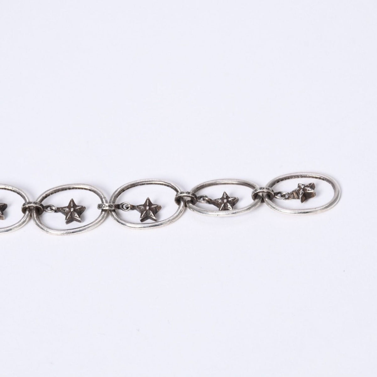 Chrome Hearts Paper Oval Star Drop Single Earrings — view 5
