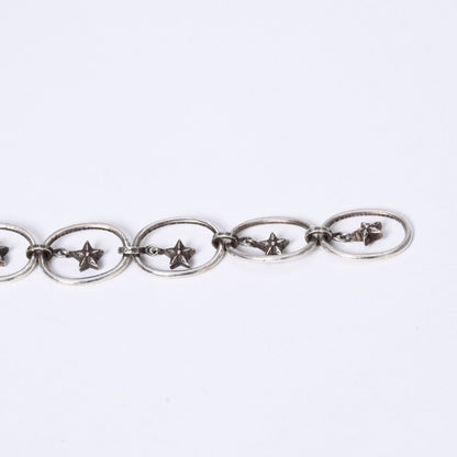 Chrome Hearts Paper Oval Star Drop Single Earrings — view 5