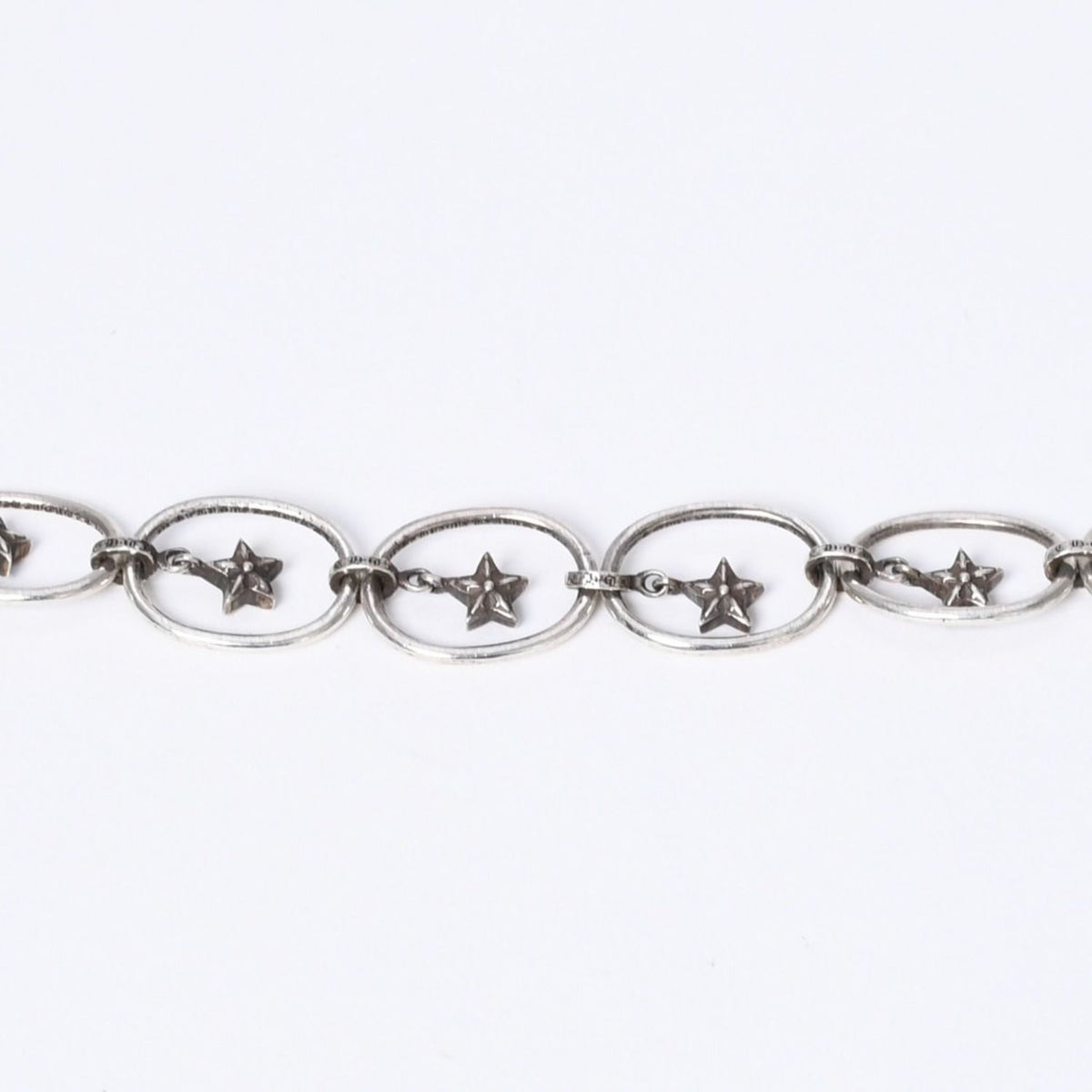 Chrome Hearts Paper Oval Star Drop Single Earrings — view 4