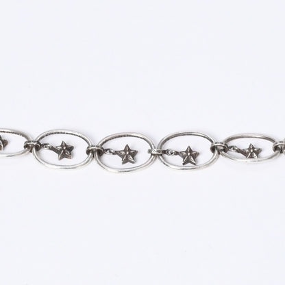 Chrome Hearts Paper Oval Star Drop Single Earrings — view 4