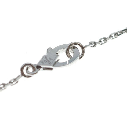 Van Cleef & Arpels Vintage Alhambra Chalcedony Pendant Chain White — view 4