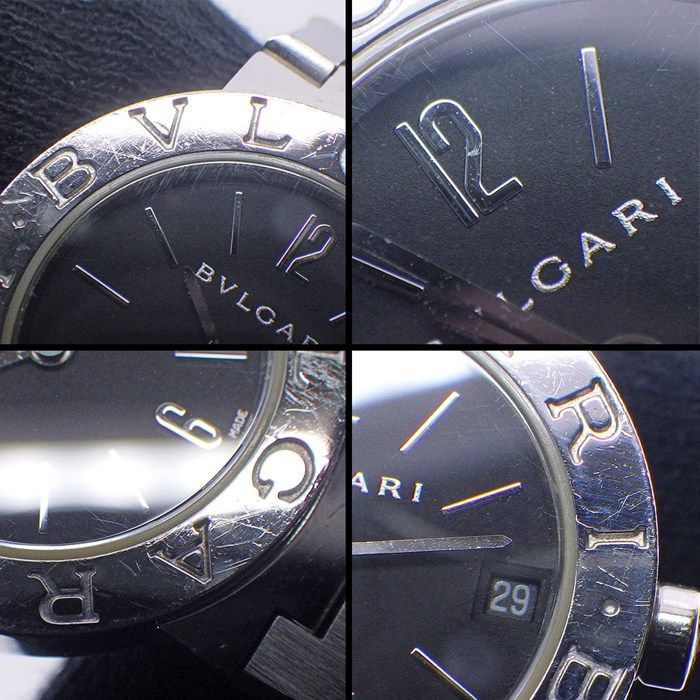 Bvlgari Watch Date Black Dial SS Quartz Analog — view 6