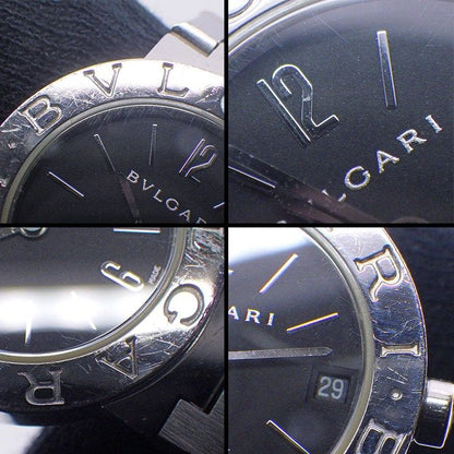 Bvlgari Watch Date Black Dial SS Quartz Analog — view 6