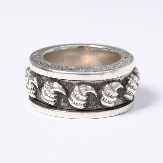 Chrome Hearts Spinner Glow Ring 925 Sterling Silver