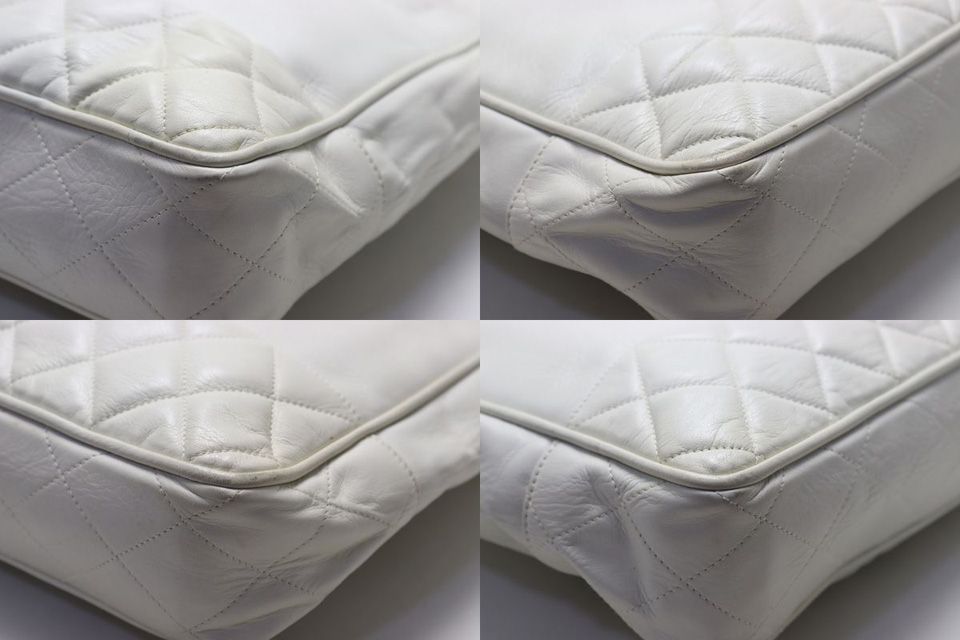 Chanel Quilted GD Leather Chain Tote Bag — view 4
