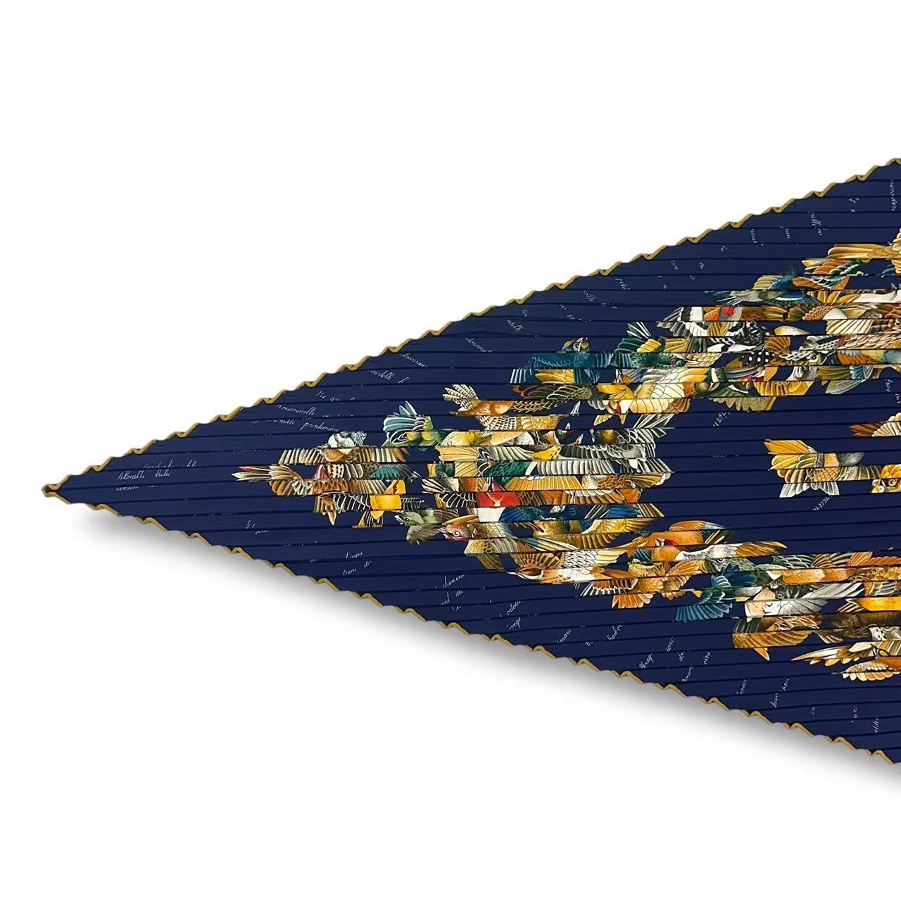 Hermes Scarf Pleats Silk L'intrus Multicolor — view 2