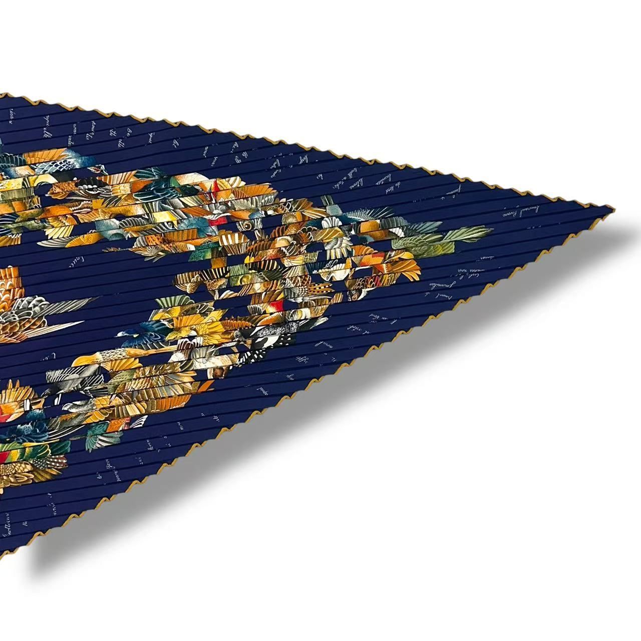 Hermes Scarf Pleats Silk L'intrus Multicolor — view 4