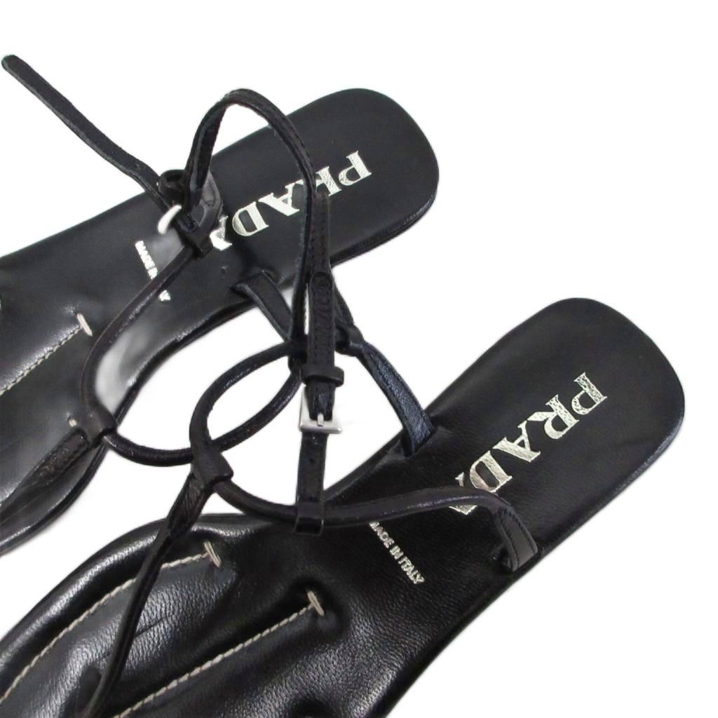 Prada Strap Sandals Black — view 6