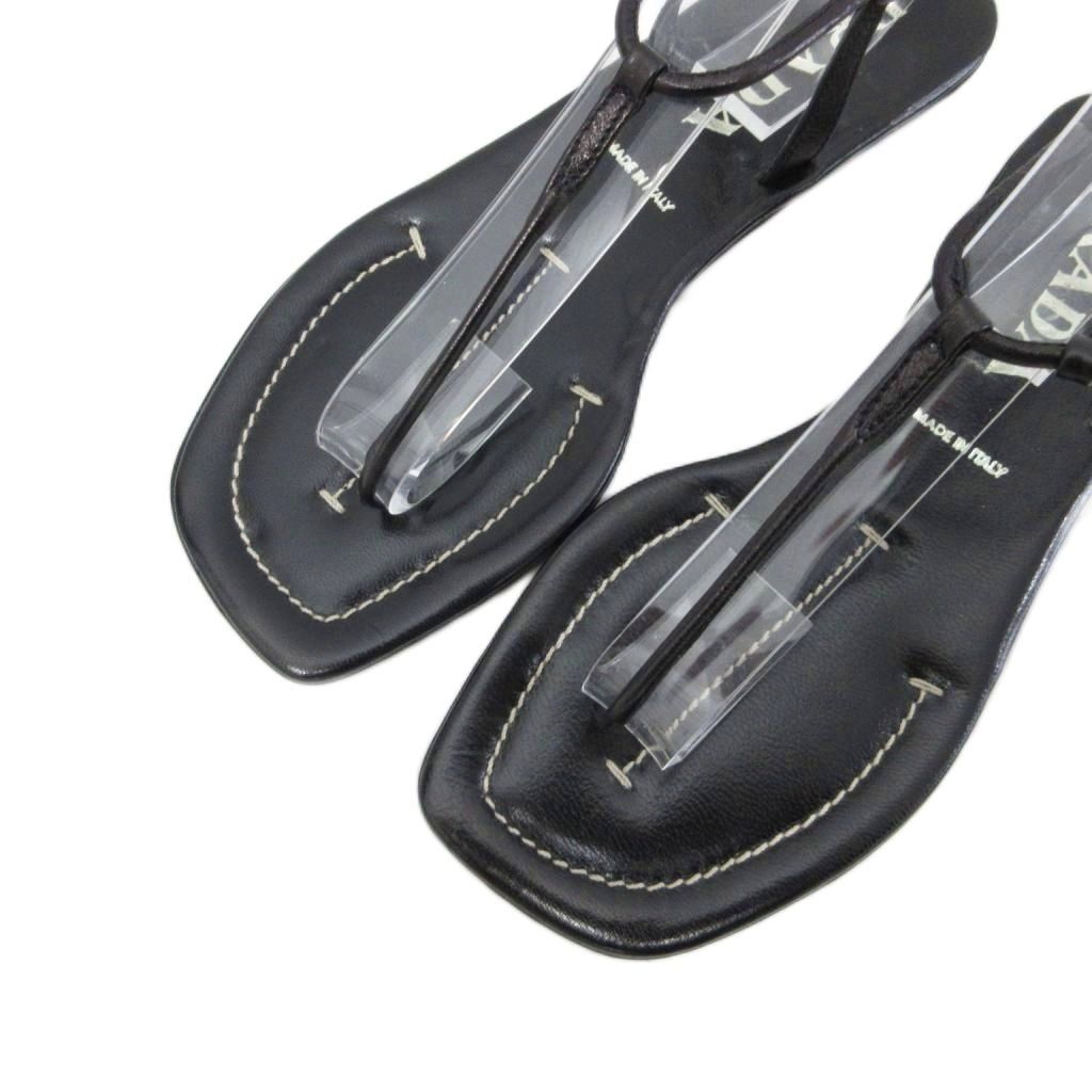 Prada Strap Sandals Black — view 5