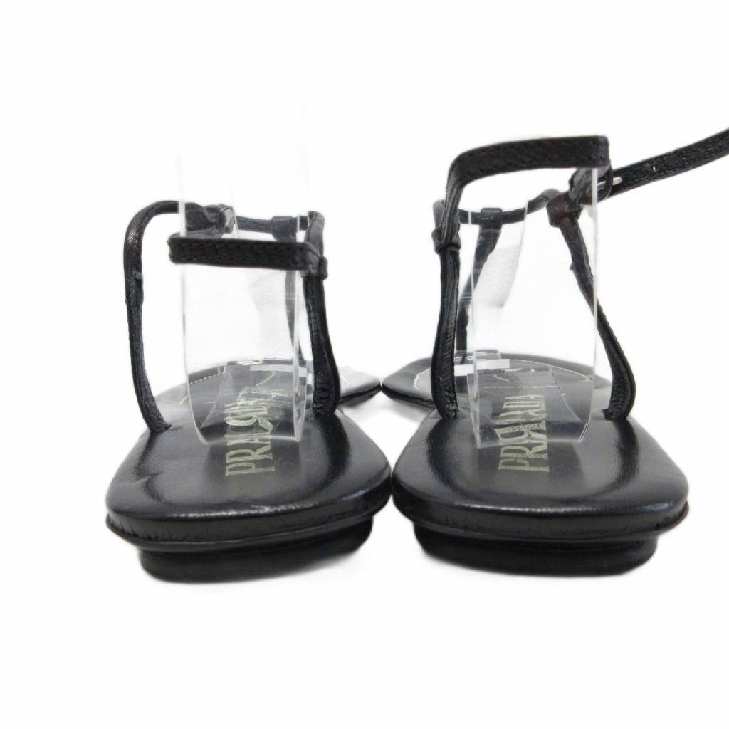Prada Strap Sandals Black — view 3