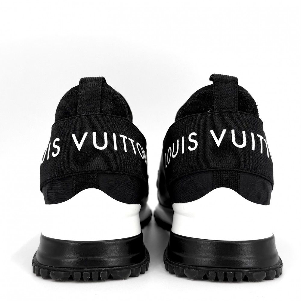 Louis Vuitton Sneakers Run Away Line Monogram Shoes Black 34.5 — view 4