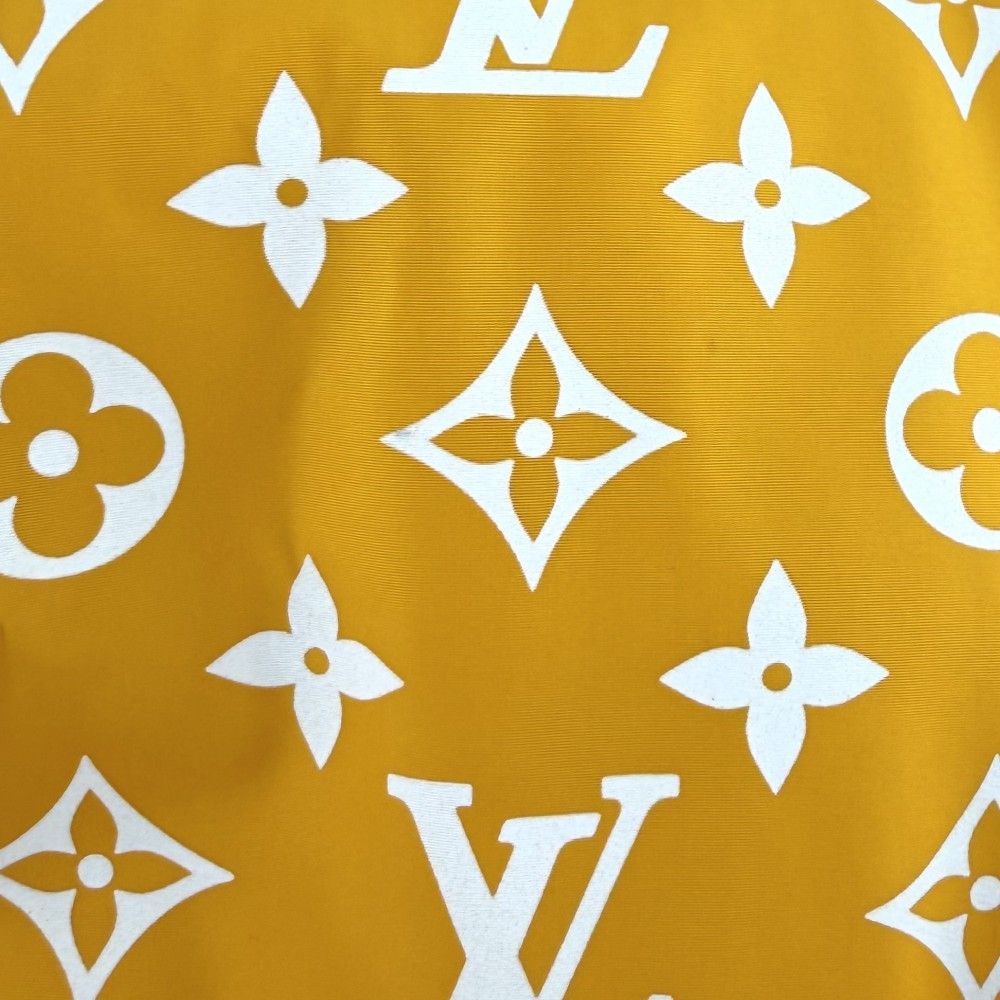 Louis Vuitton Monogram Technical Track Top Jacket 50 Yellow White Nylon Spring — view 6