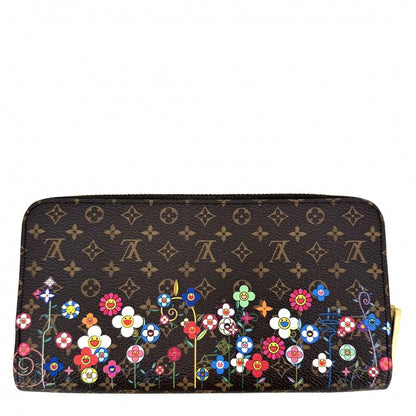 Louis Vuitton Wallet Monogram LV Takashi Murakami Zippy Zip Around Brown — view 2