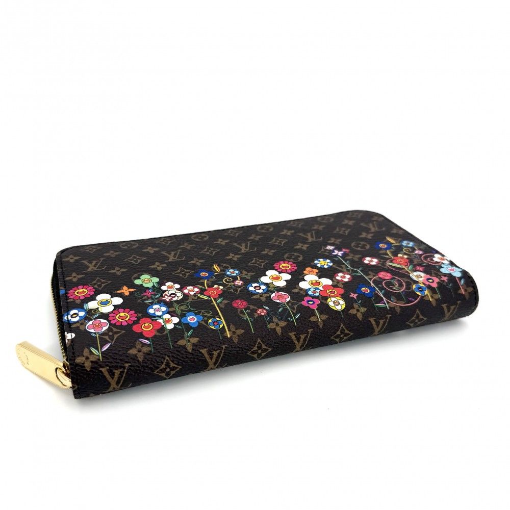 Louis Vuitton Wallet Monogram LV Takashi Murakami Zippy Zip Around Brown — view 3