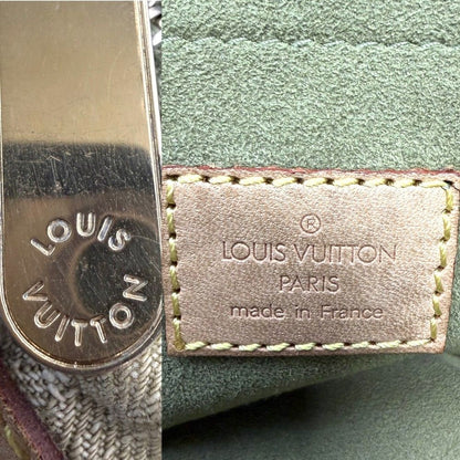 Louis Vuitton Handbag Neo Speedy Monogram Denim Green Gold — view 5