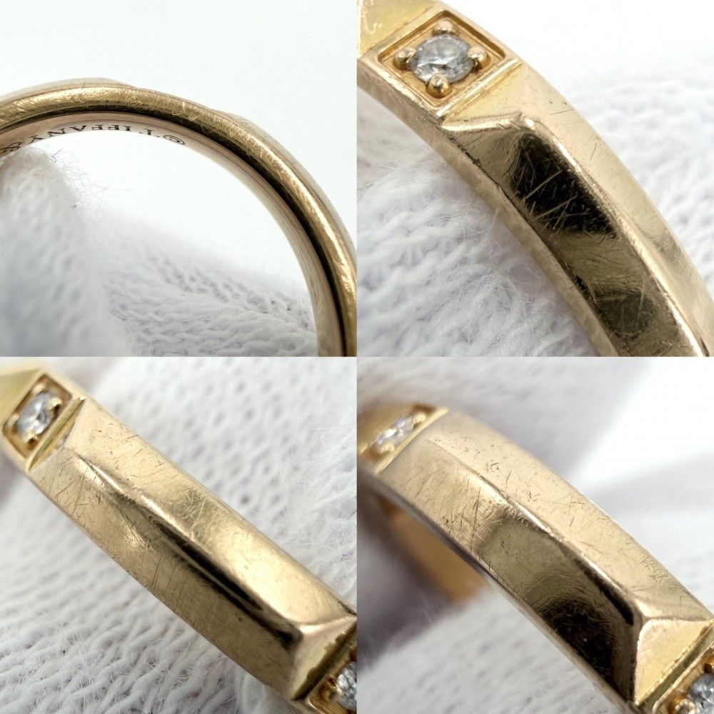 Tiffany & Co Ring Tru Band Gold Diamond — view 6