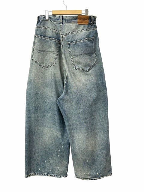 Balenciaga Low Crotch Jeans Denim Pants M Indigo Blue — view 2
