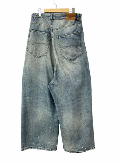 Balenciaga Low Crotch Jeans Denim Pants M Indigo Blue — view 2