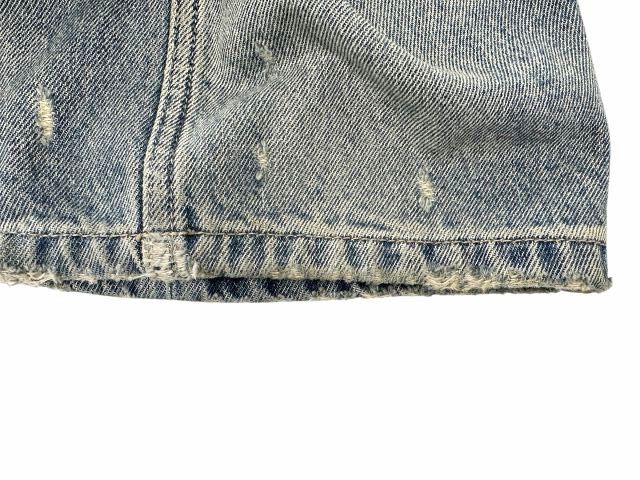 Balenciaga Low Crotch Jeans Denim Pants M Indigo Blue — view 6