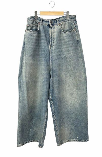 Balenciaga Low Crotch Jeans Denim Pants M Indigo Blue