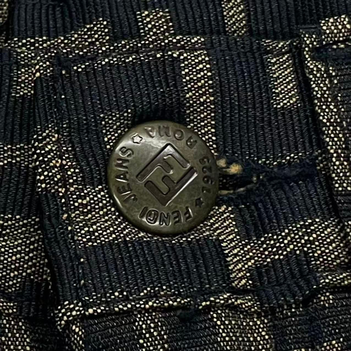 Fendi Pants Zucca Pattern FF Log All Brown 41 — view 5