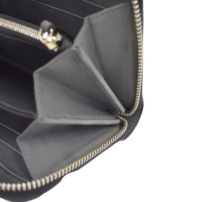 Fendi Bug's Eye Round Zip Wallet Gray — view 7