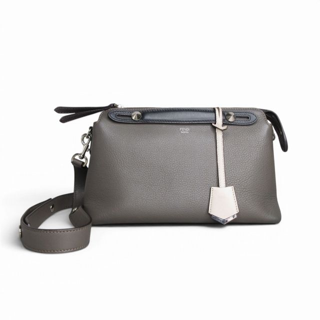 Fendi By The Way Shoulder Bag Gray