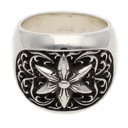 Chrome Hearts Clssc Oval Star Classic Silver Ring