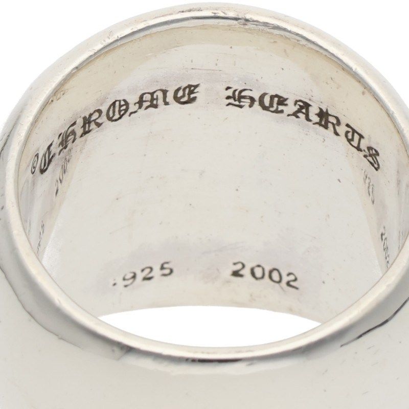 Chrome Hearts Clssc Oval Star Classic Silver Ring — view 3