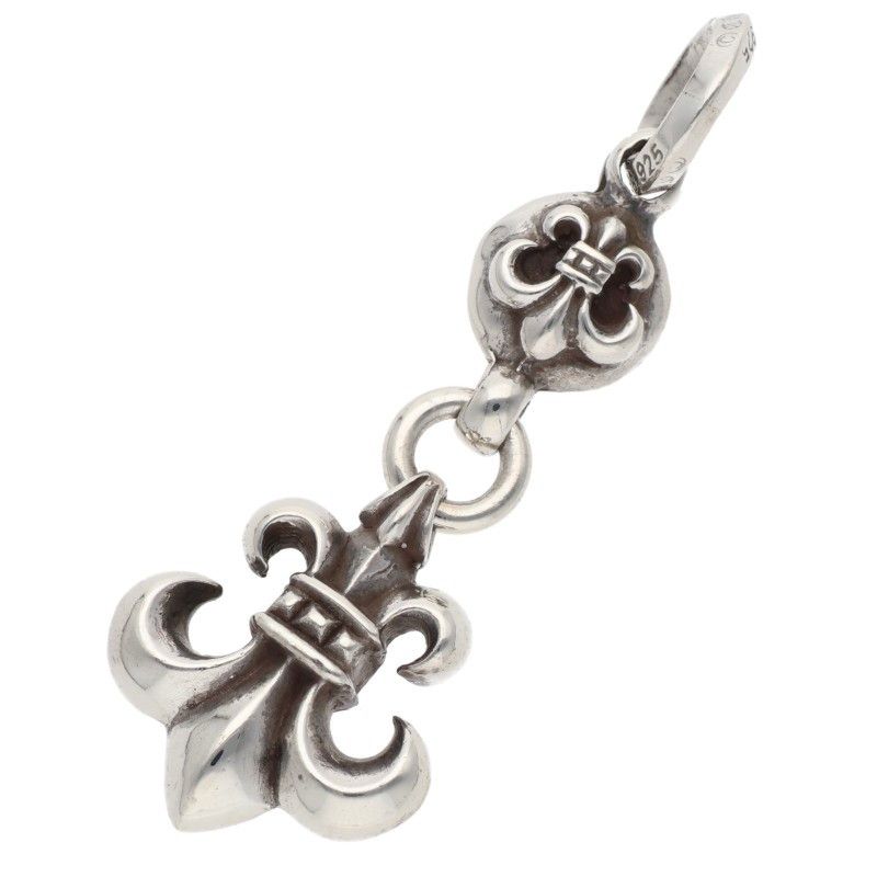Chrome Hearts BS Fleur Charm Silver Pendant — view 2