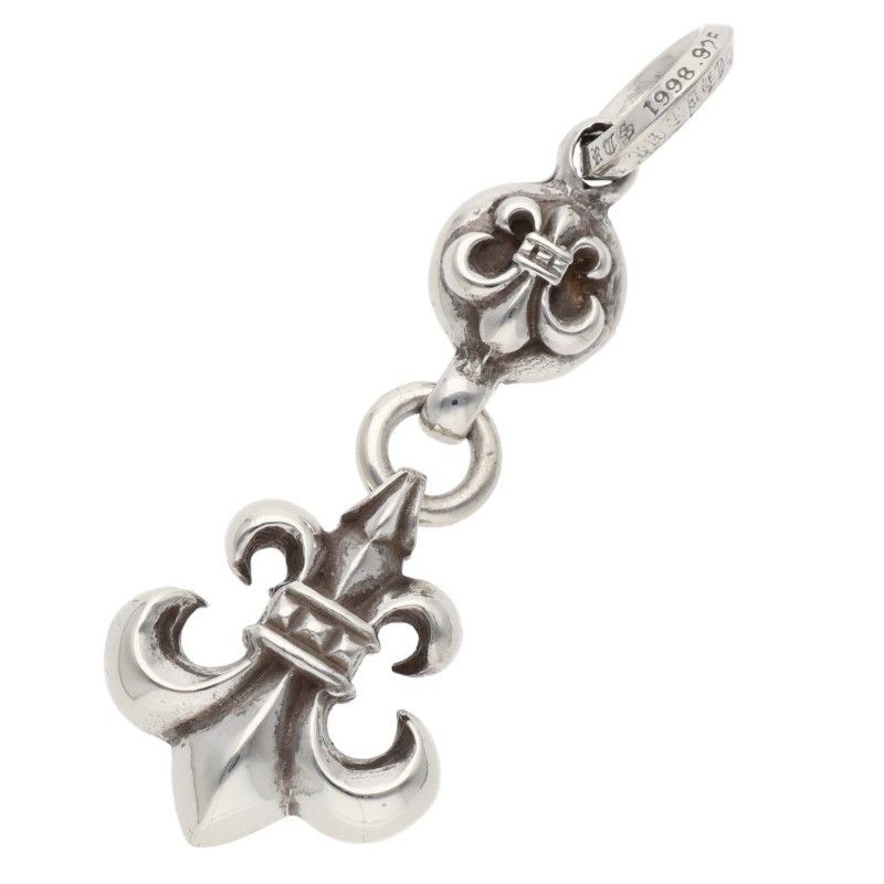 Chrome Hearts BS Fleur Charm Silver Pendant