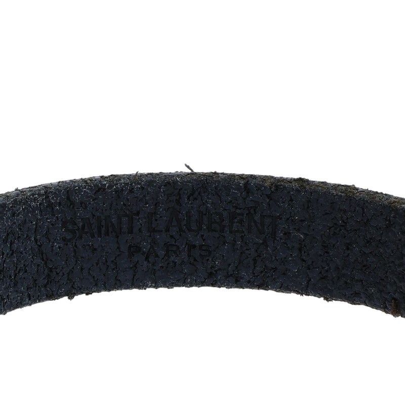 Saint Laurent Paris Monogram Lambskin Bracelet — view 3