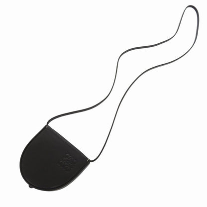 Loewe Anagram Shoulder Strap Calfskin Black Coin Case — view 6