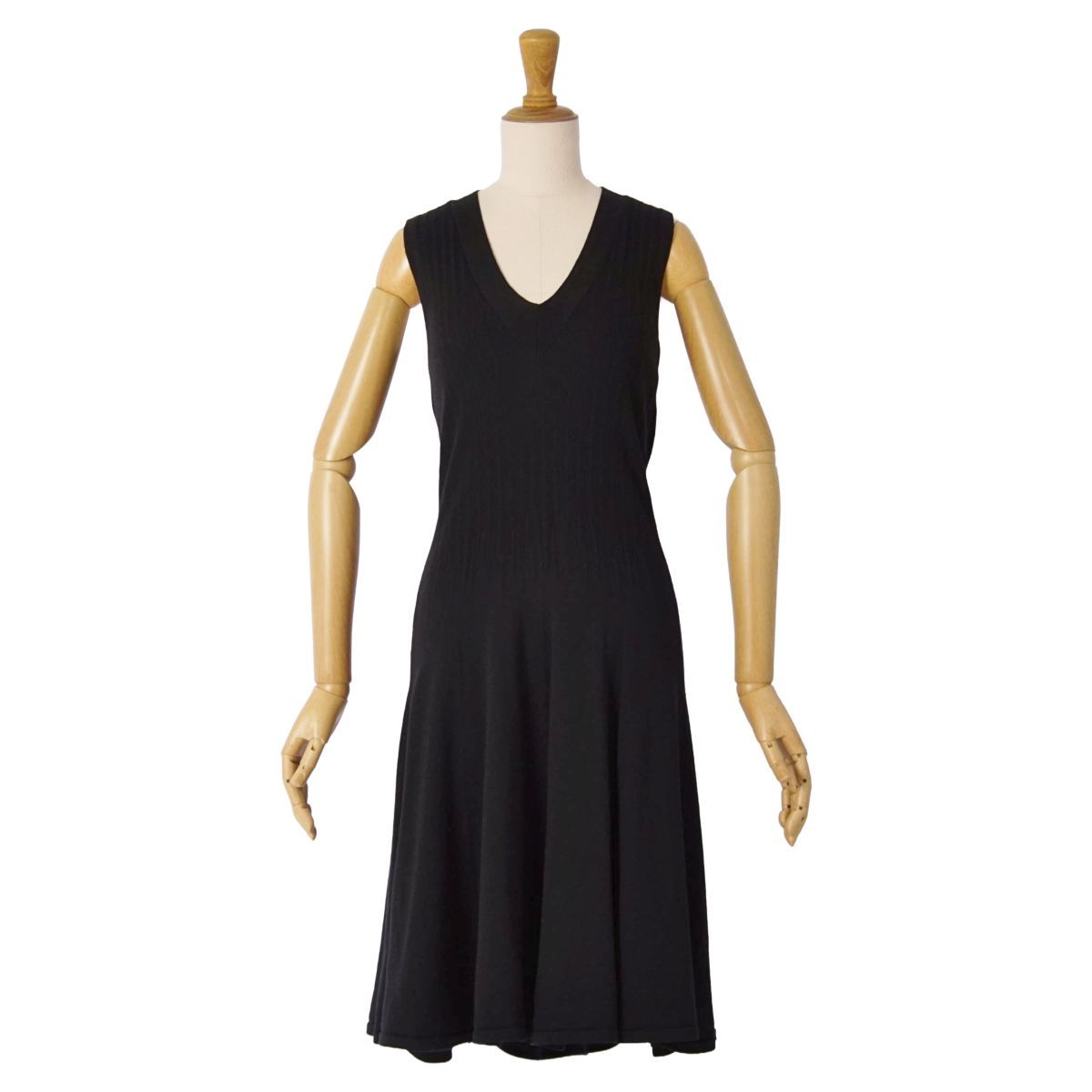 Hermes Dress Knit Sleeveless Wool — view 3