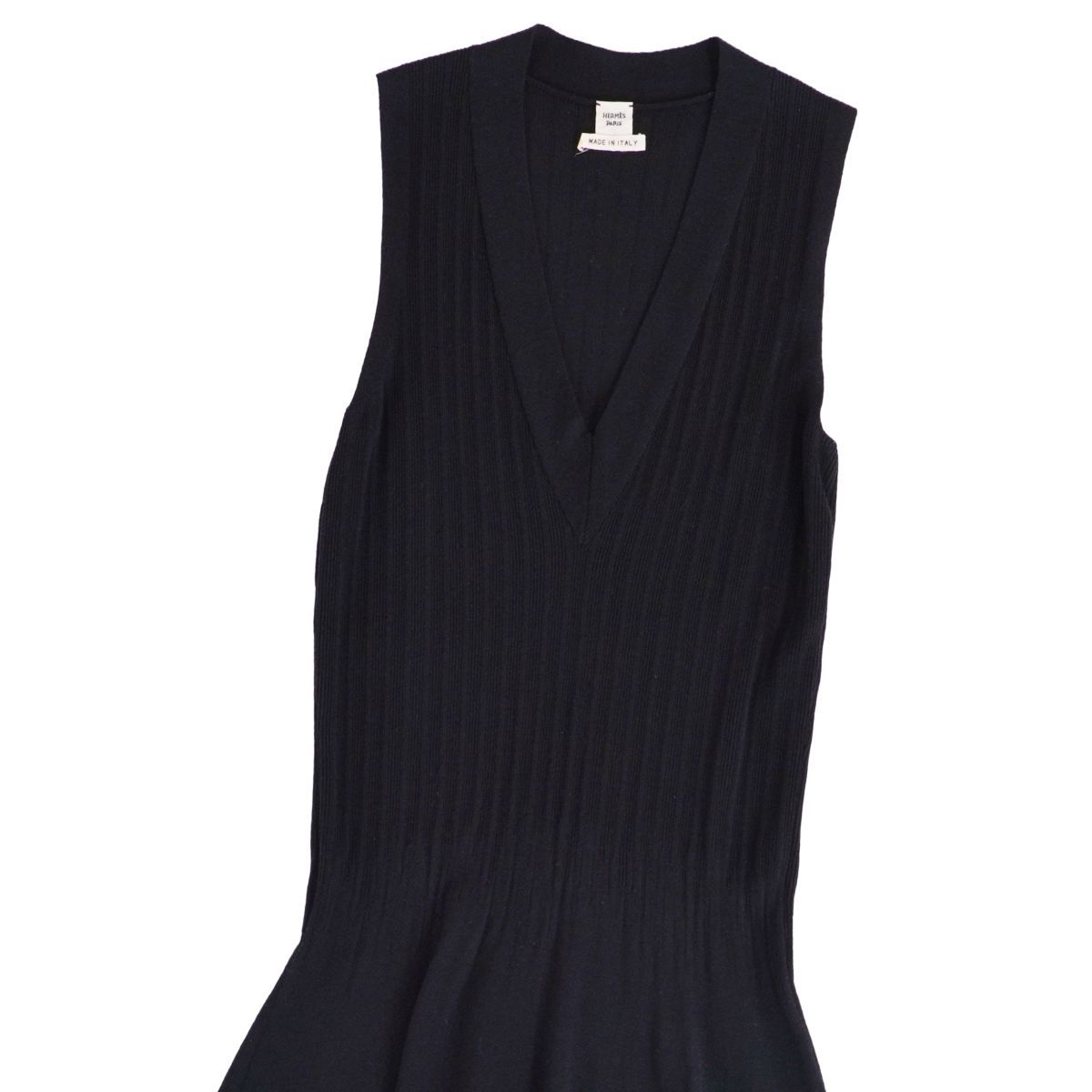 Hermes Dress Knit Sleeveless Wool — view 2