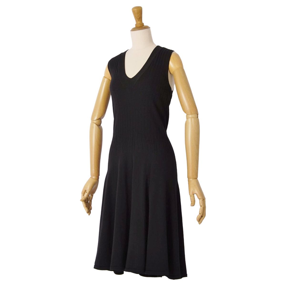 Hermes Dress Knit Sleeveless Wool — view 4