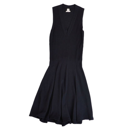 Hermes Dress Knit Sleeveless Wool