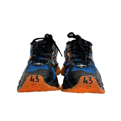 Balenciaga Lanna Faye Leather Mesh Sneakers — view 3