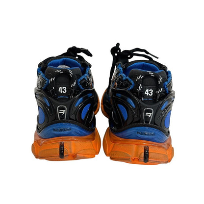 Balenciaga Lanna Faye Leather Mesh Sneakers — view 4