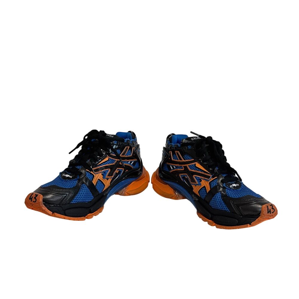 Balenciaga Lanna Faye Leather Mesh Sneakers — view 2