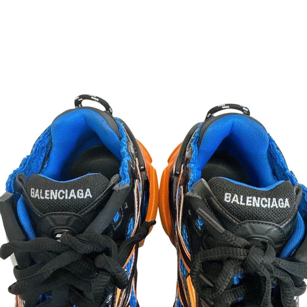Balenciaga Lanna Faye Leather Mesh Sneakers — view 7