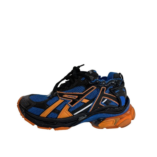 Balenciaga Lanna Faye Leather Mesh Sneakers
