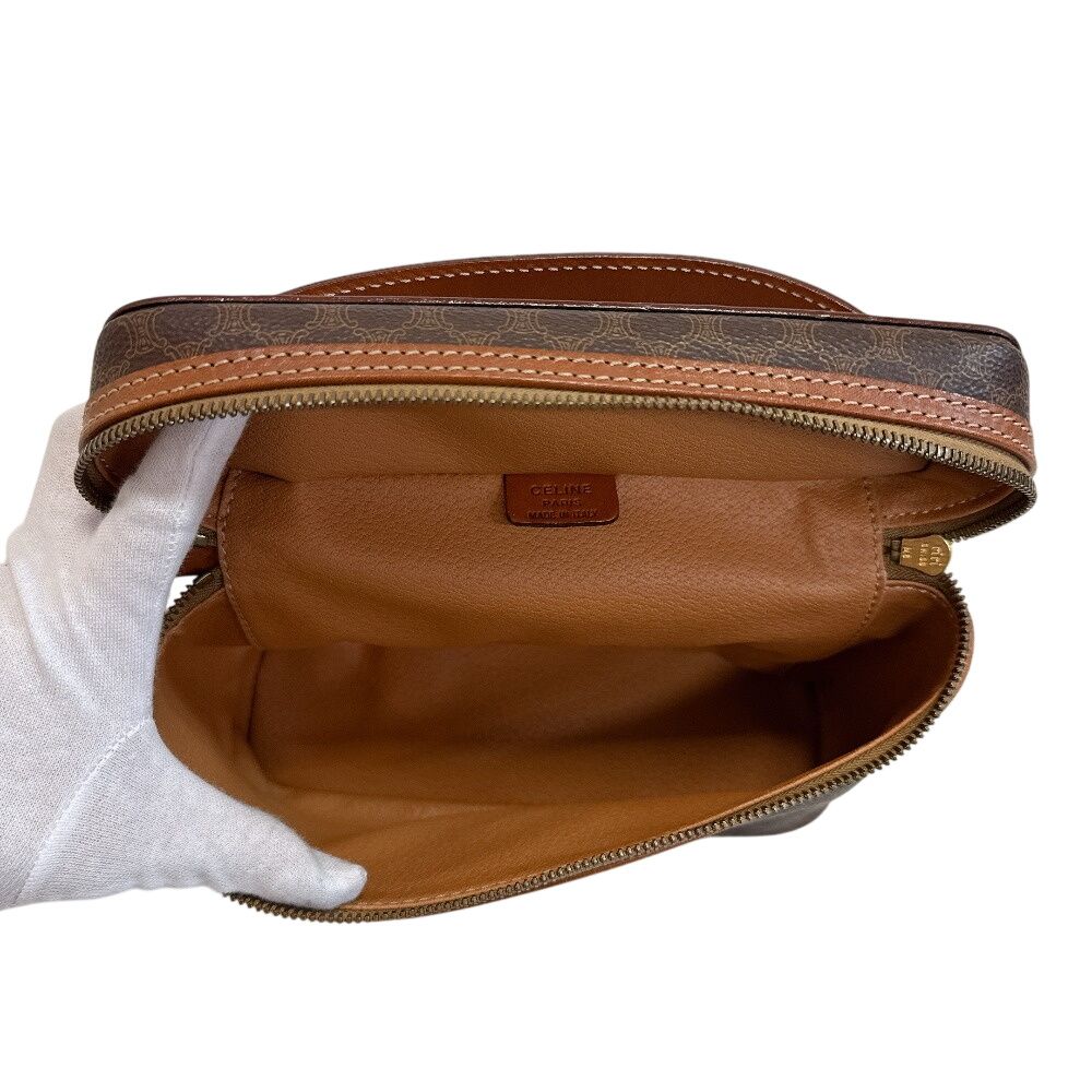 Celine Pouch Vanity Handbag Macadam Makeup — view 7