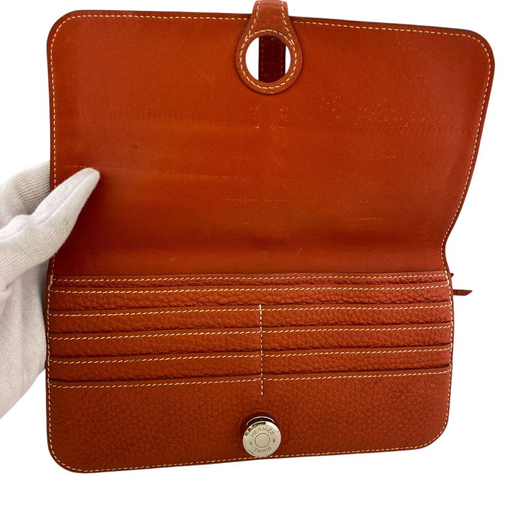 Hermes Wallet Bifold Dogon Long GM — view 5
